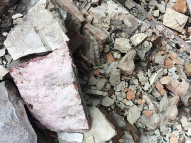 sokak yakın ve ayrıntıları tuğla duvarda ihlali