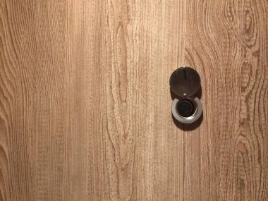 Objektif peephole yeni hafif ahşap kapı