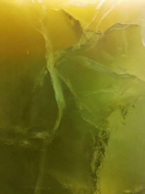 Buz nehir sarı buz doku. buz deseni doku