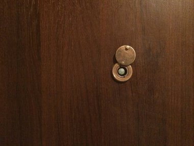 Yeni ahşap kapı lens küçük gözetleme deliği