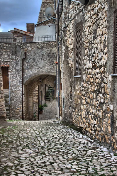 セルモネータ イタリアの中世の町の都市景観 — ストック写真