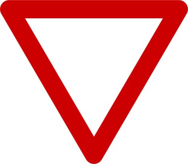 Yol sembollü yol işareti