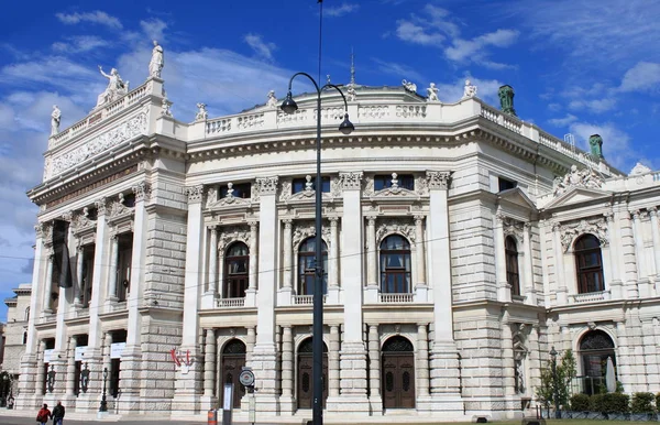 Vienna Austria Luglio 2011 Facciata Del Teatro Stato Chiamato Burgtheater — Foto Stock