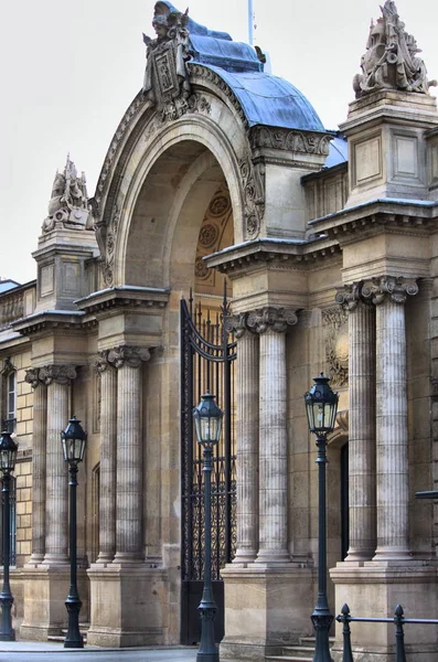 Puerta Entrada Del Palacio Elíseo París Francia —  Fotos de Stock