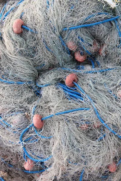 Bündel Fischernetze — Stockfoto
