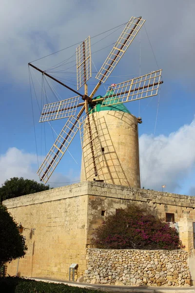 Kola Windmolen Gozo Malta — Stockfoto