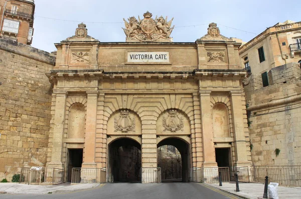 Victoria Gate One Entrances Valletta Malta — Stock Photo, Image