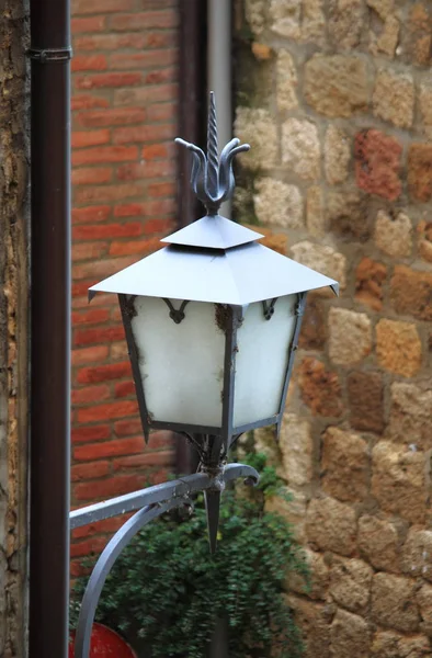 Stary Średniowieczny Lampy Uliczne — Zdjęcie stockowe