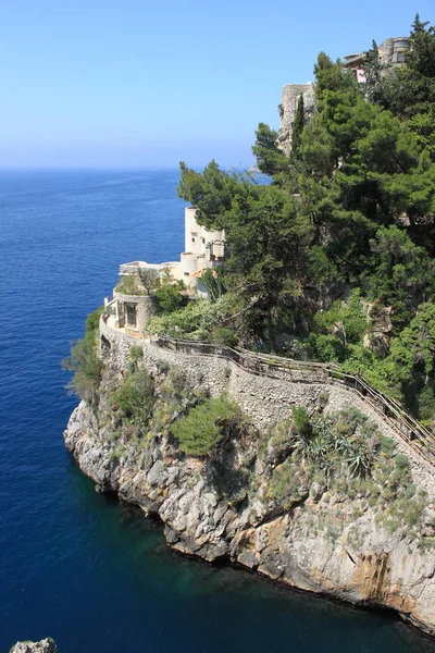 Impresionante Vista Costa Amalfi Italia —  Fotos de Stock
