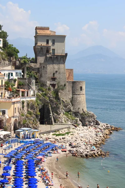 Cetara Itália Maio 2018 Vista Panorâmica Cetara Costa Amalfitana Itália — Fotografia de Stock