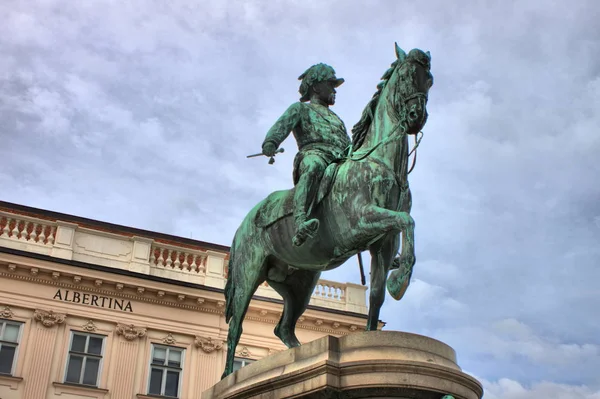 Erzherzog Albrecht monument in Vienna — Stock Photo, Image