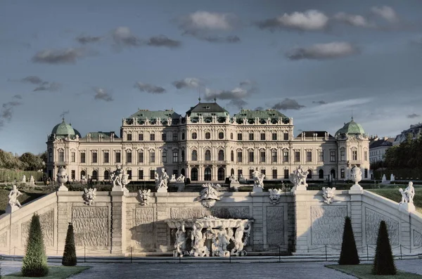 Belvedere palota Bécsben — Stock Fotó