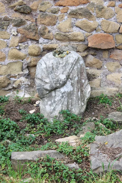 Starożytna rzymska statua w sposób Appian — Zdjęcie stockowe