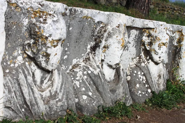 Appian yolu olarak basrelief — Stok fotoğraf