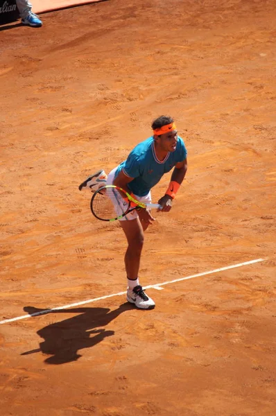 Tennis: Nadal gegen Verdasco — Stockfoto