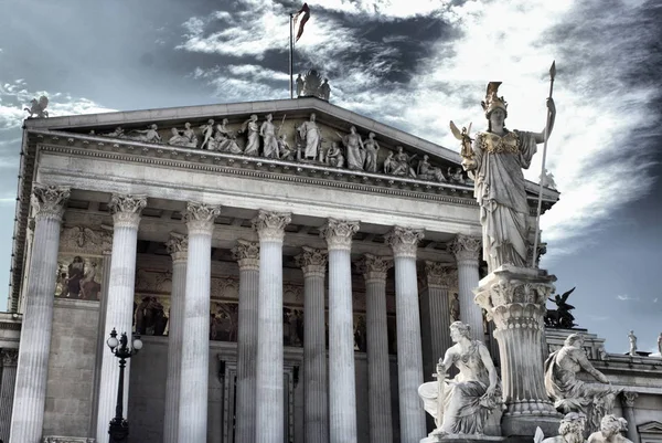 维也纳奥地利议会 — 图库照片