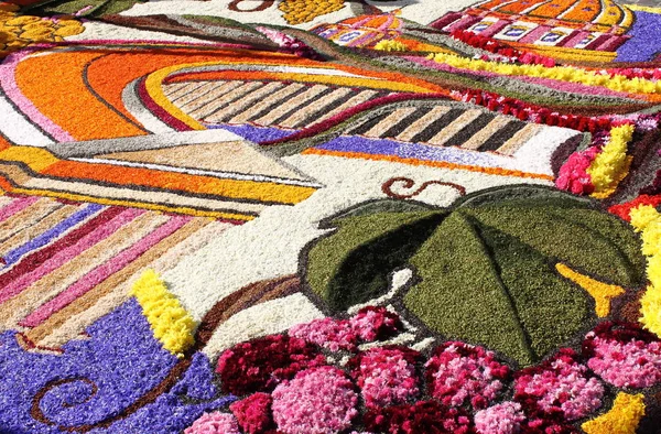 Infiorata of Spello, Italy — Stock Photo, Image