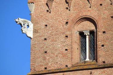 Siena Belediye Binası'nın mimari detayı