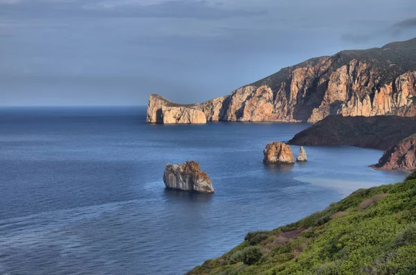 Blick auf das Meer von pan di zucchero in Sardinien — Stockfoto
