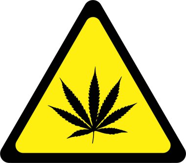 Esrar ile uyarı işareti