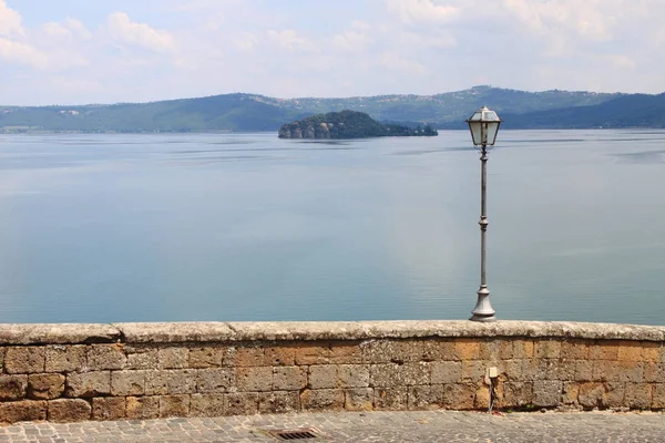 Vista panorámica del lago Bolsena — Foto de Stock