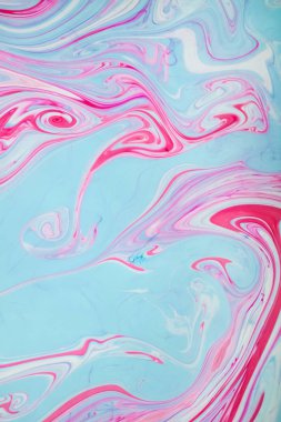 Soyut arka plan renkli. Boya su lekeleri. Ebru sanatı, mermer kağıt.