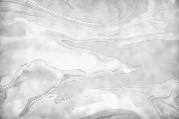 Abstract monochrome marble background. Stains of paint on the water. — Stock Photo, Image