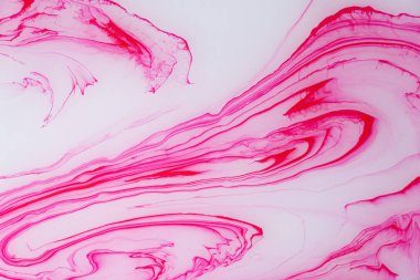 Renkli mermer arka plan. Su üzerinde boya lekeleri.