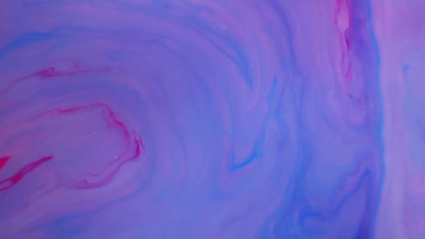 Manchas de tinta azul e rosa na água. Imagens de fundo abstratas . — Vídeo de Stock
