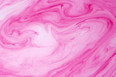 Renkli mermer arka plan. Su üzerinde boya lekeleri.