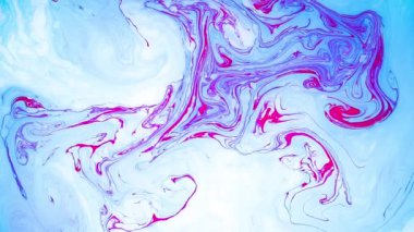 Hareket soyut boya mürekkep. Psychedelic arka plan görüntüleri. Hareketli renkli noktalar.