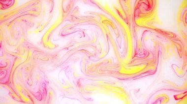 Soyut boya mürekkep, psychedelic arka plan. Su yüzeyinde renkli noktalar.