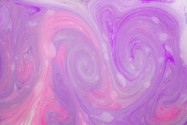 Tinta de pintura abstracta, fondo psicodélico. Manchas coloridas en la superficie del agua . —  Fotos de Stock