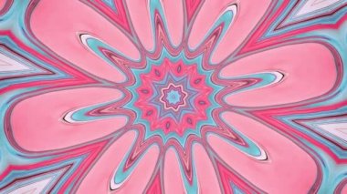 Soyut hareket grafik arka plan. Hipnotik mandala meditasyon için. Kaleydoskop sahne görsel efekt konser, müzik video, gösteri, sergi, Led ekranlar ve projeksiyon eşleme için.