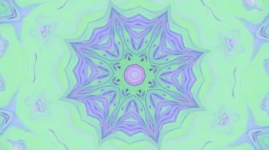 Soyut hareket grafik arka plan. Hipnotik mandala meditasyon için. Kaleydoskop sahne görsel efekt konser, müzik video, gösteri, sergi, Led ekranlar ve projeksiyon eşleme için.