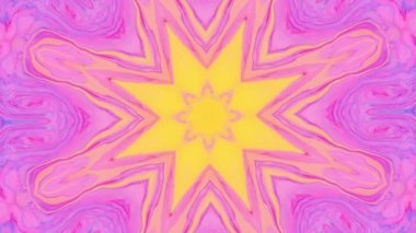 Soyut hareket grafik arka plan. Hipnotik mandala meditasyon için. Kaleydoskop sahne görsel efekt konser, müzik video, gösteri, sergi, Led ekranlar ve projeksiyon eşleme için.