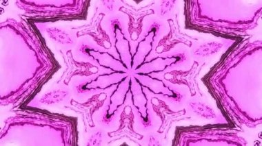 Soyut hareket grafik arka plan. Hipnotik mandala meditasyon için. Kaleydoskop sahne görsel efekt konser, müzik video, gösteri, sergi, Led ekranlar ve projeksiyon eşleme için.