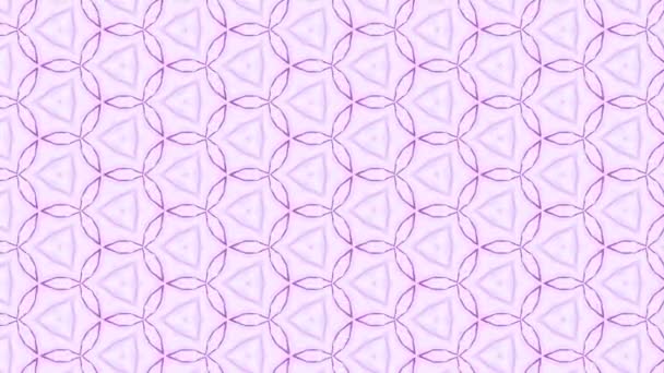 Looped geometric ornamental animation. Abstract background for motion design, mapping, VJ show. — Stock Video