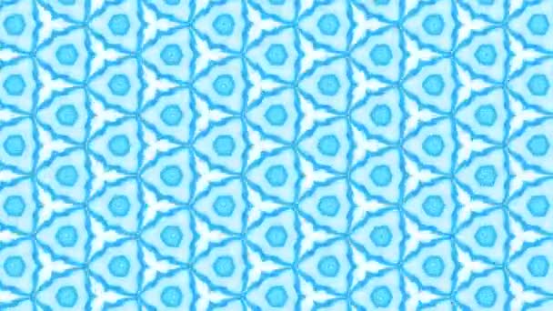 Looped geometric ornamental animation. Abstract background for motion design, mapping, VJ show. — Stock Video