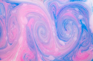 Soyut boya mürekkep, psychedelic arka plan. Su yüzeyinde renkli noktalar.