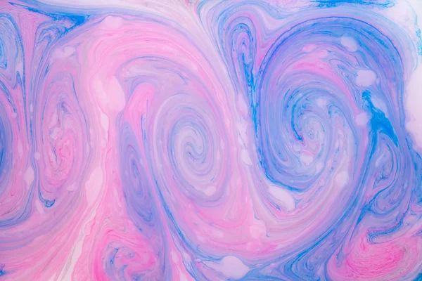 Soyut boya mürekkep, psychedelic arka plan. Su yüzeyinde renkli noktalar.