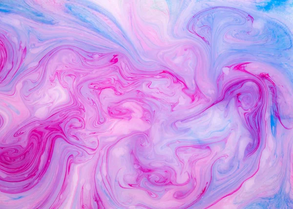 Abstrakte Farbe, psychedelischer Hintergrund. bunte Flecken auf der Wasseroberfläche. — Stockfoto