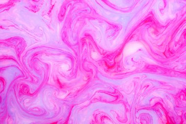 Soyut boya mürekkep, psychedelic arka plan. Su yüzeyinde renkli noktalar.