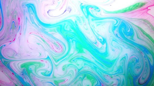 Manchas Tinta Colores Agua Manchas Colores Movimiento Imágenes Fondo Abstractas — Vídeo de stock