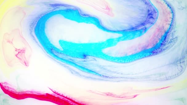 Encre de peinture abstraite en mouvement. Images de fond psychédéliques. Spots colorés .