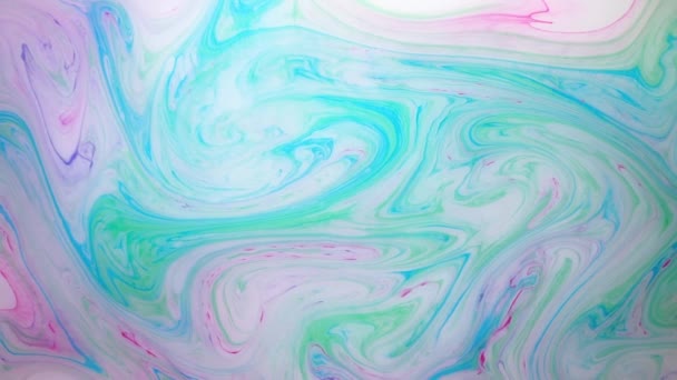 Manchas de tinta de colores en el agua. Imágenes de fondo abstractas . — Vídeo de stock