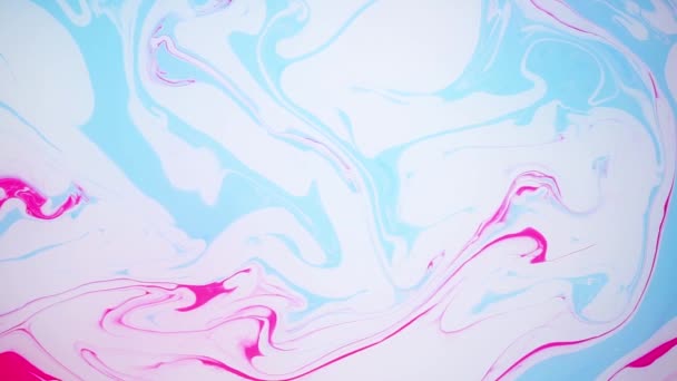 Abstrakte Farbtinte in Bewegung. Psychedelisches Hintergrundmaterial. Bunte Flecken. — Stockvideo