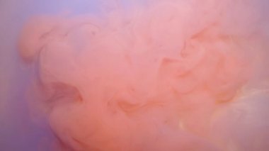 Renkli mürekkep suda yayılması, soyut görüntüleri hareket tasarımı için.