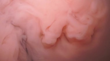 Renkli mürekkep suda yayılması, soyut görüntüleri hareket tasarımı için.