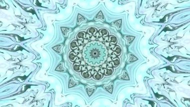 Soyut hareket grafik arka plan. Hipnotik mandala meditasyon ve yoga için. Kaleydoskop sahne görsel efekt konser, müzik video, gösteri, sergi, Led ekranlar ve projeksiyon eşleme için.